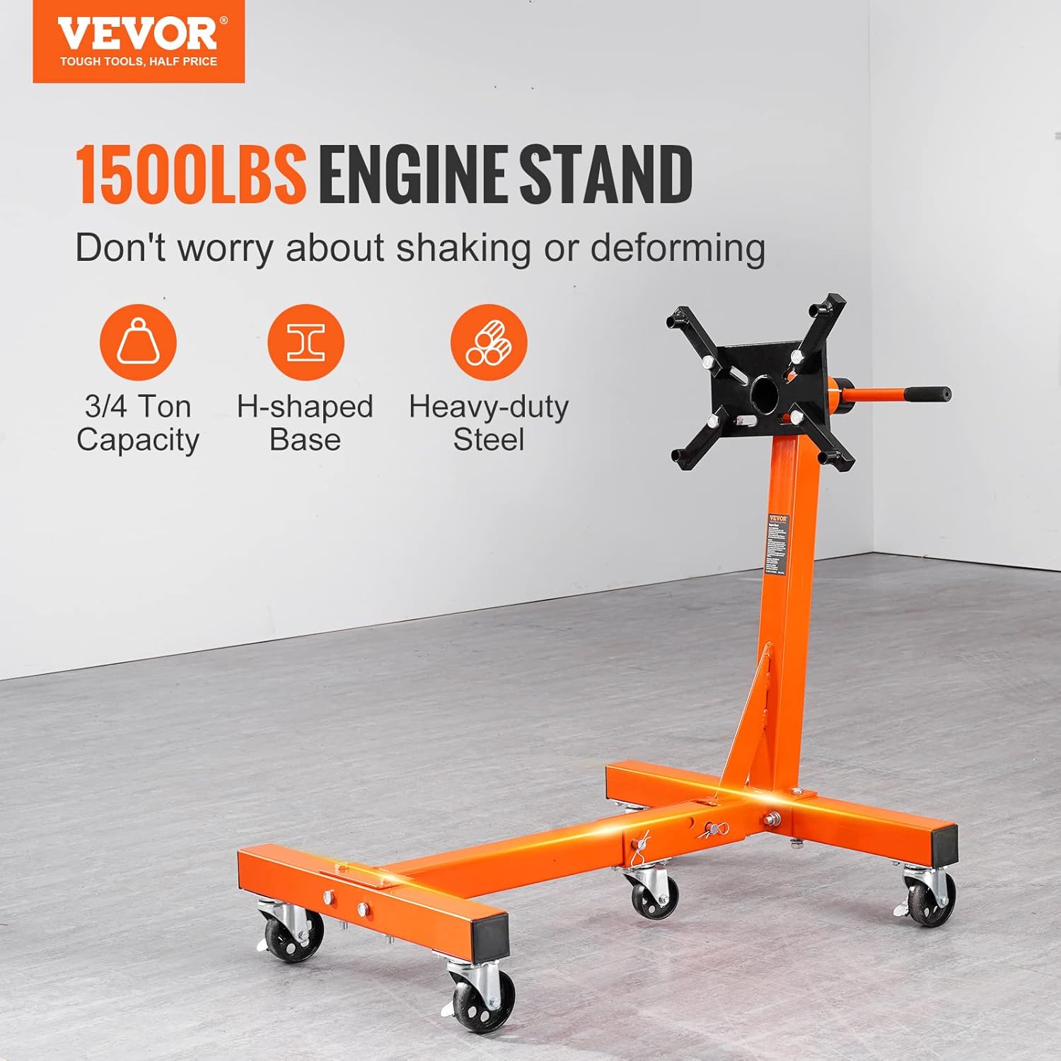 Heavy-Duty 1500 LBS Engine Sta - огляд і ціна Engine Stand Heavy Duty