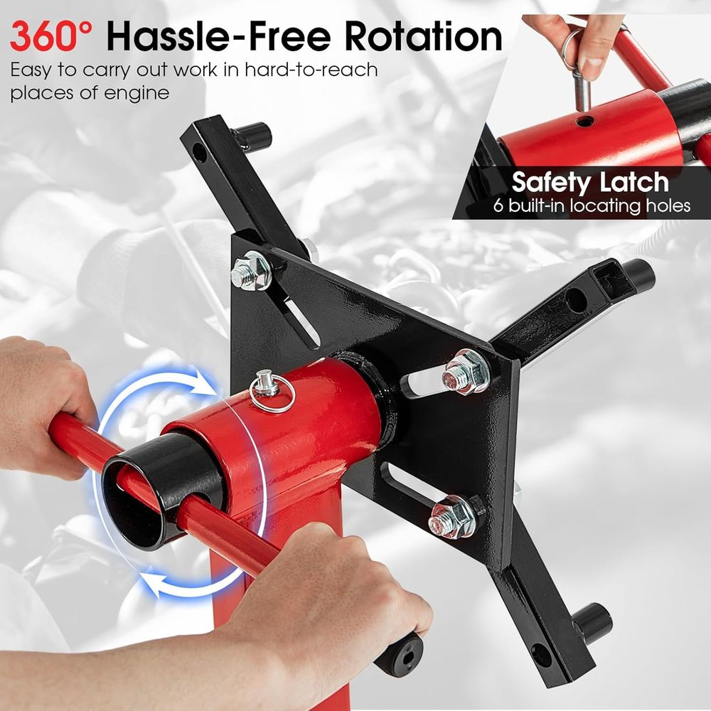 750 lbs Capacity Rotating Engi - огляд і ціна Engine Stand Heavy Duty